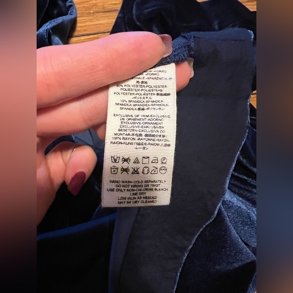 Free People Misha Velvet Mini Dress Long Sleeve - Picture 8 of 13